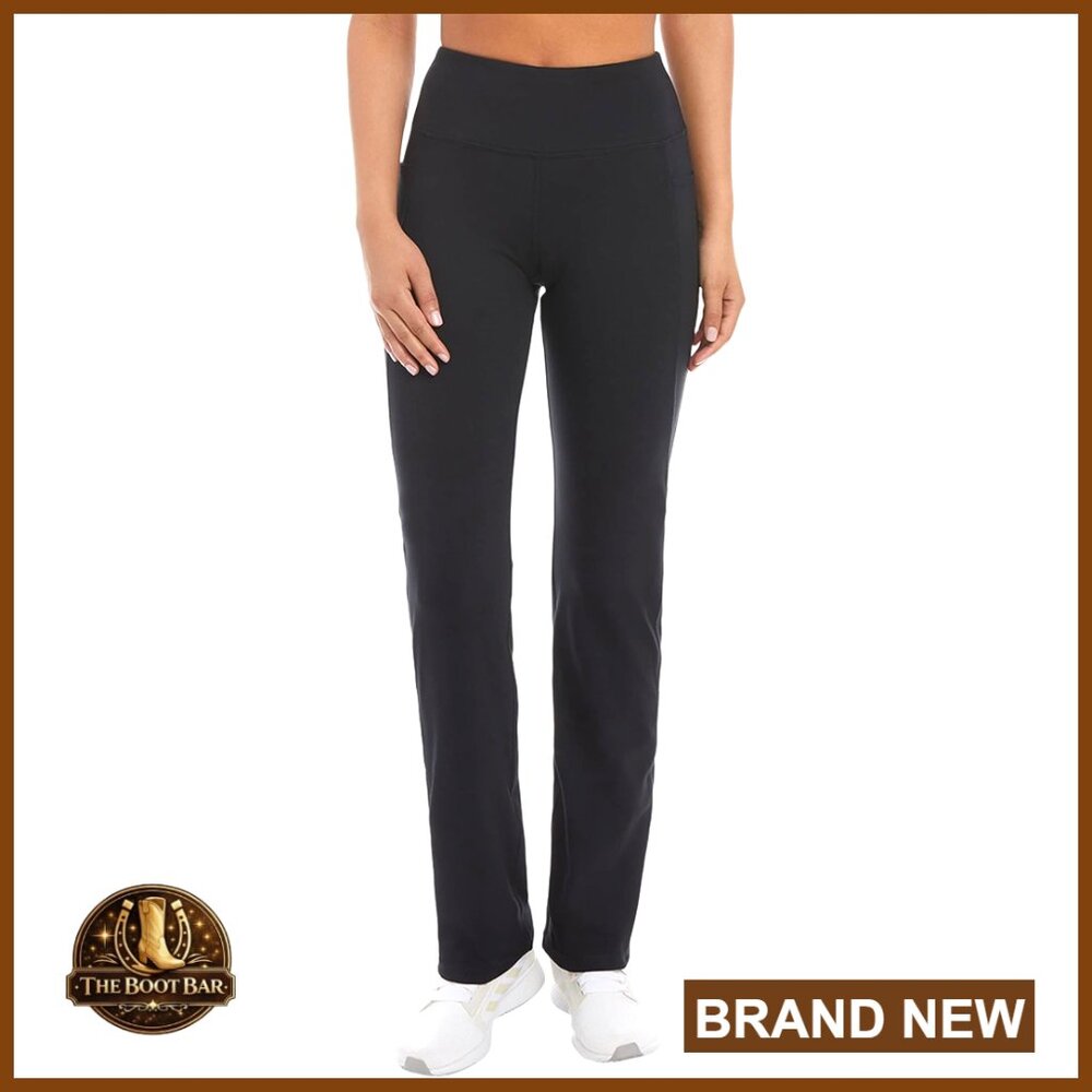 Premium Flare Yoga Pants with Pockets, High Rise, 31" Inseam